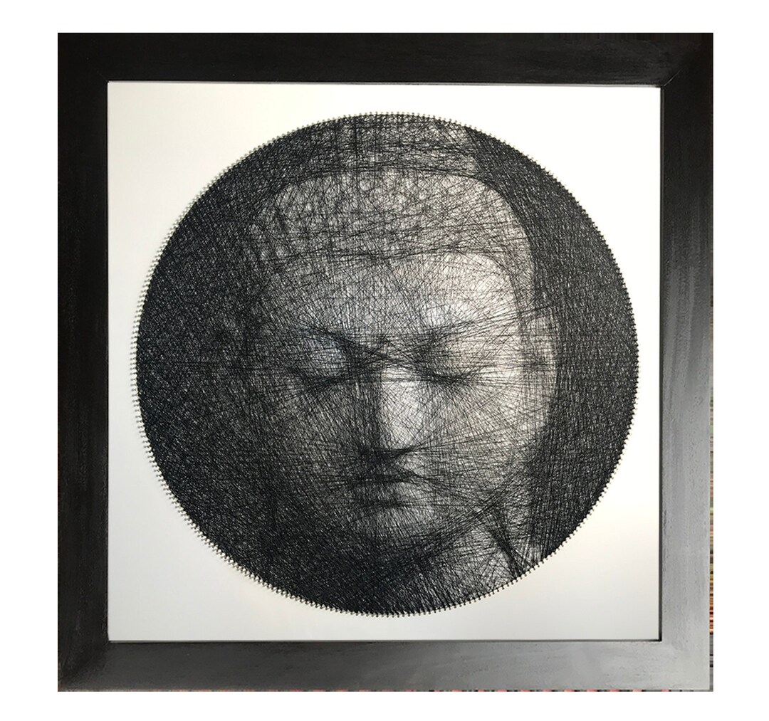 Lord Buddha String Art Portrait Threads DIY Art for Home Spa - Etsy