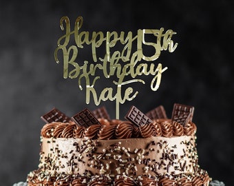 Cake Topper | Cake Topper Birthday | Happy Birthday Cake Topper | Custom Cake Topper |Birthday Cake Topper | Personalized Cake Topper
