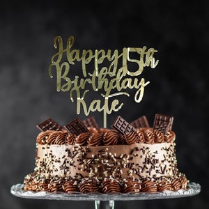 Cake Topper | Cake Topper Birthday | Happy Birthday Cake Topper | Custom Cake Topper |Birthday Cake Topper | Personalized Cake Topper