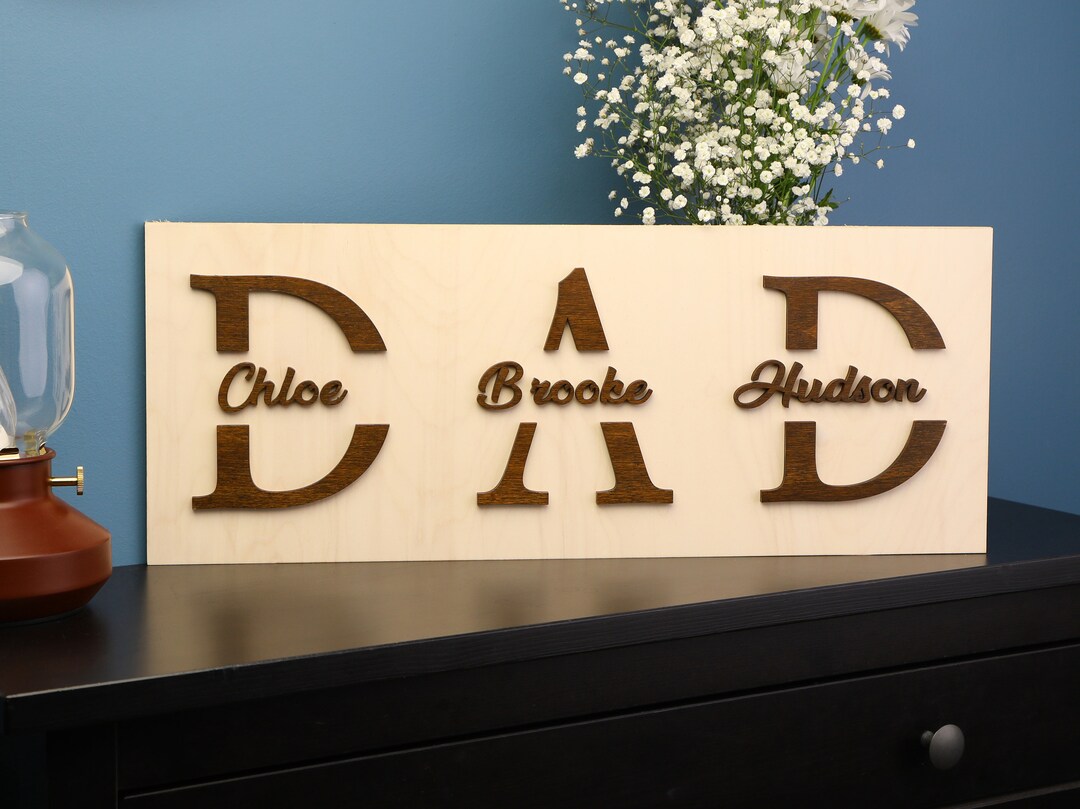 Father's Day Gift, Dad Wood Sign, Gift for Dad, Dad Gift, Dad Gift From ...