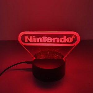 Gaming Wood Wall Lamp Décoration Lumière Personnalisée avec Le Nom comme un  Cadeau pour les Fans de Gamer Switch I USB Changement de couleur avec  télécommande -  France