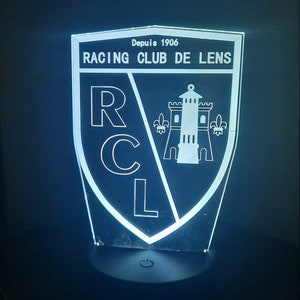 Veilleuse lampe 3d RC Lens Une idée cadeau originale Noire, opaque