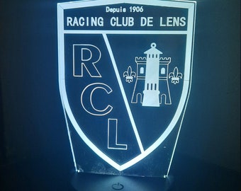 Veilleuse lampe 3d RC Lens - Une idée cadeau originale !