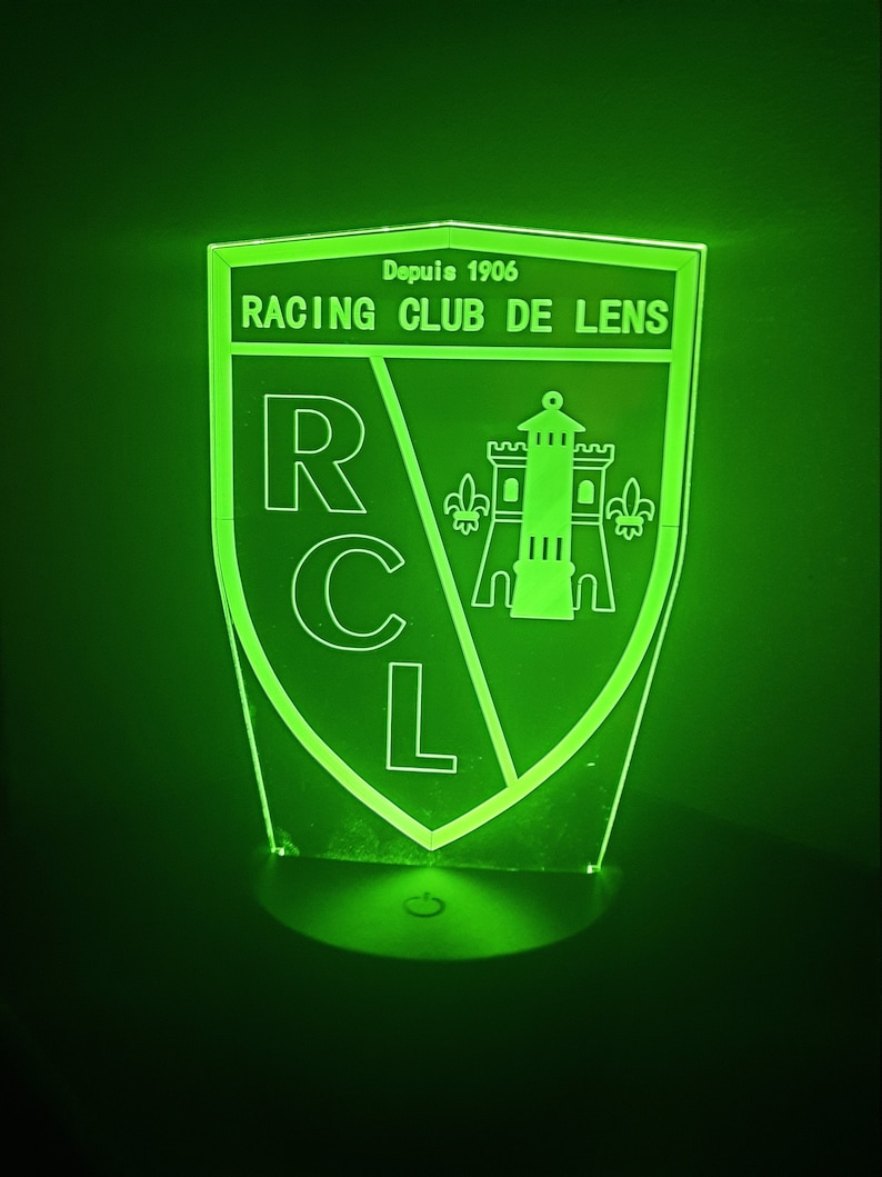 Veilleuse lampe 3d RC Lens Une idée cadeau originale image 3