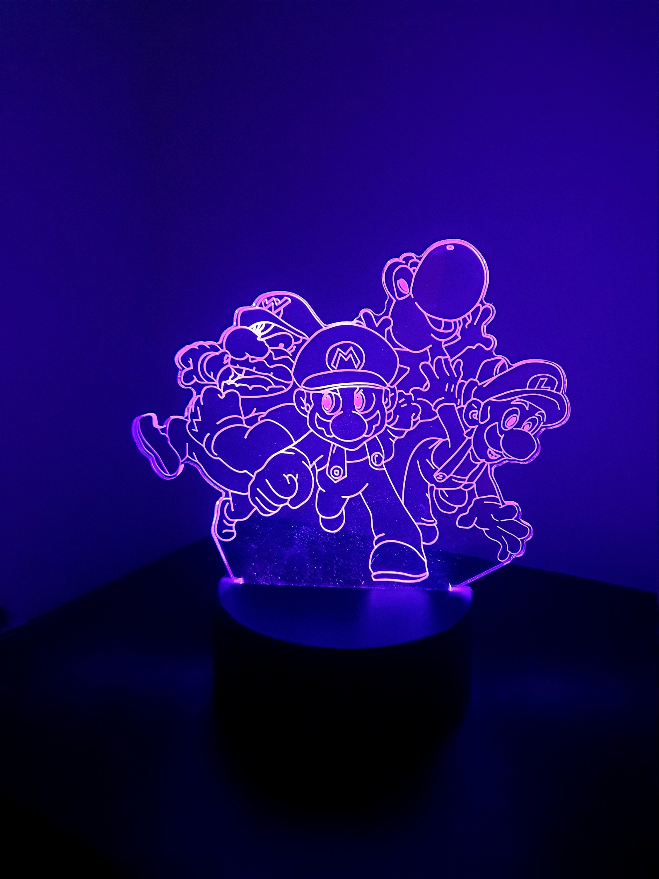 Veilleuse Lampe 3D Mario et Cie