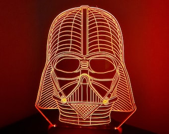 Veilleuse lampe 3d Dark Vador - Star Wars - Une idée cadeau originale !