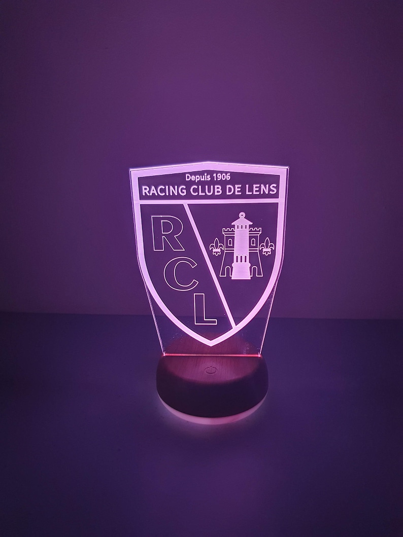 Veilleuse lampe 3d RC Lens Une idée cadeau originale image 7