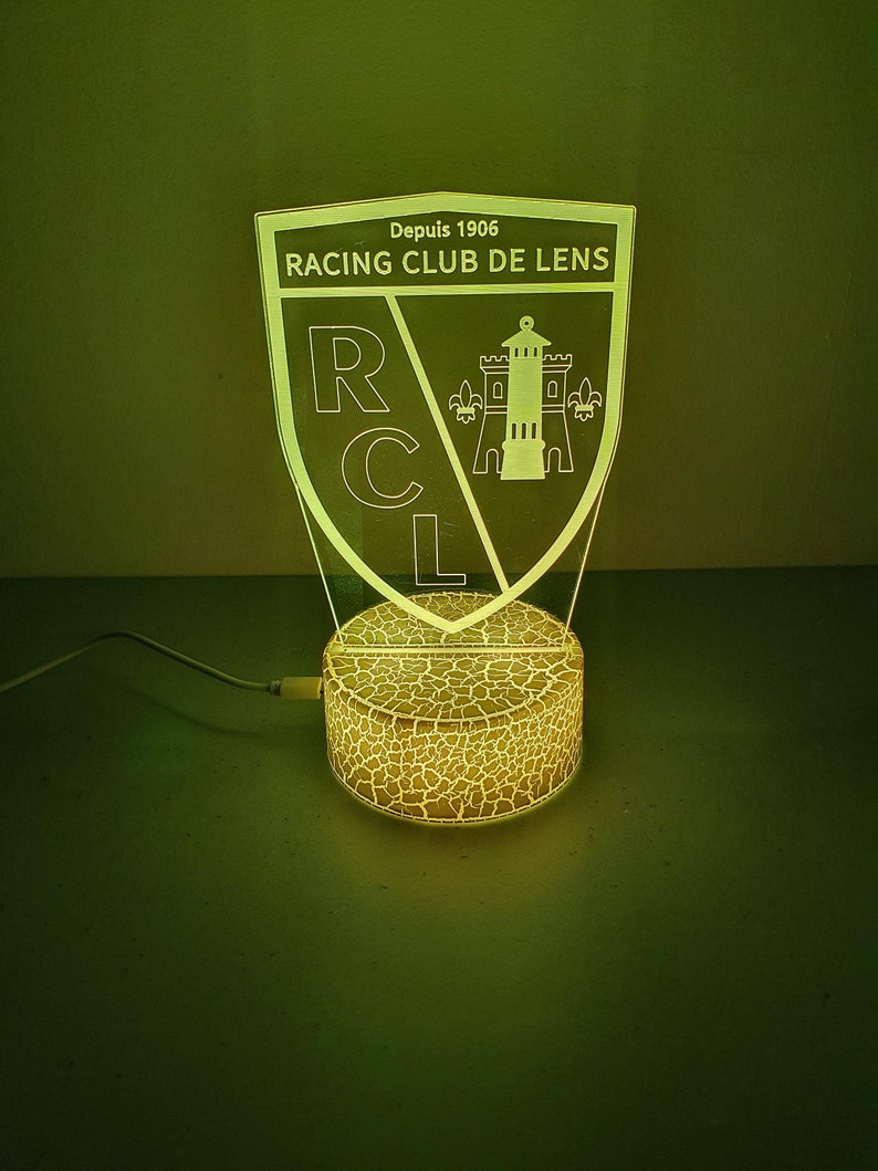 Veilleuse lampe 3d RC Lens Une idée cadeau originale image 6