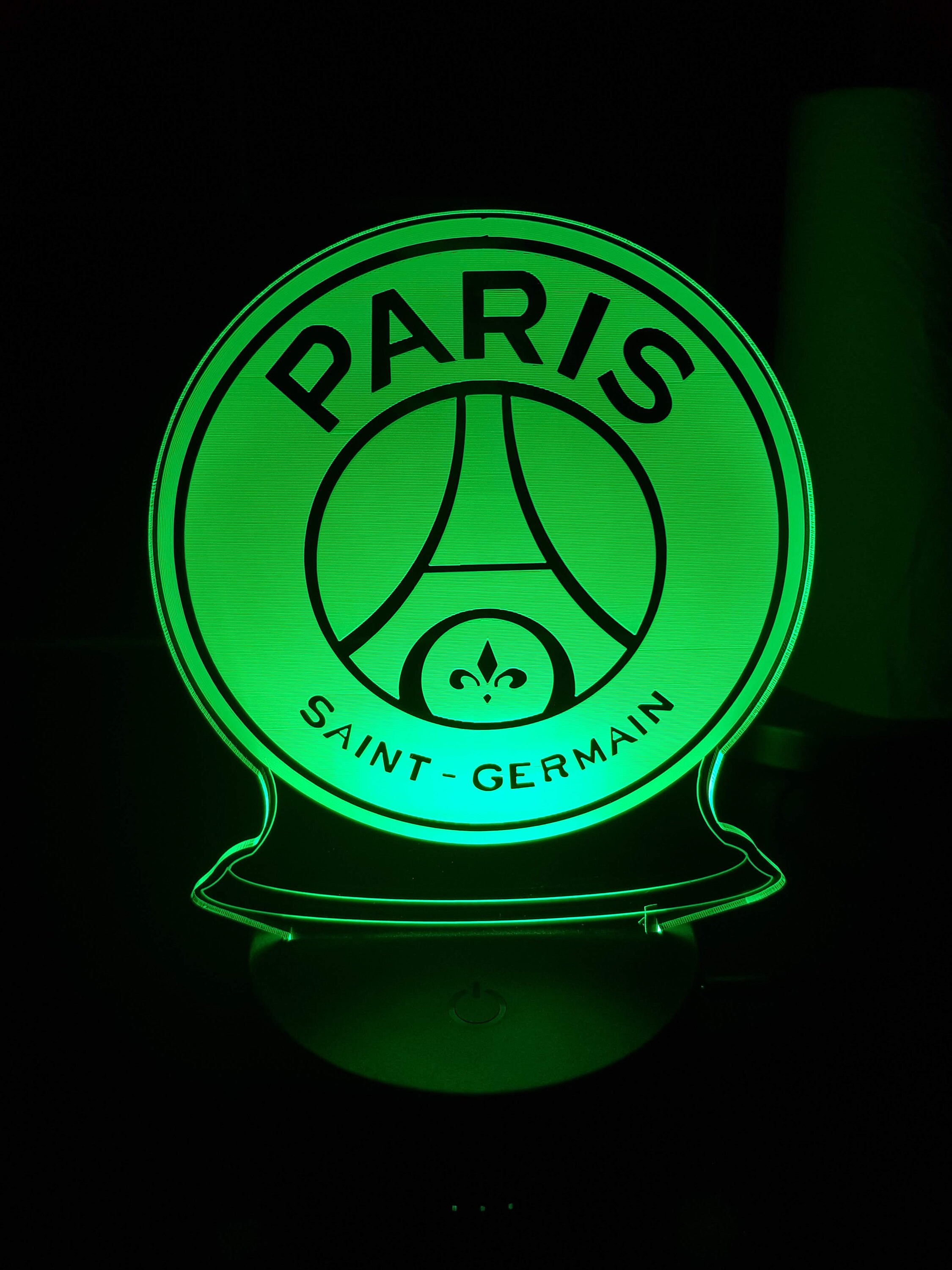 Veilleuse lampe 3d PSG paris saint germain Une idée cadeau originale -   France
