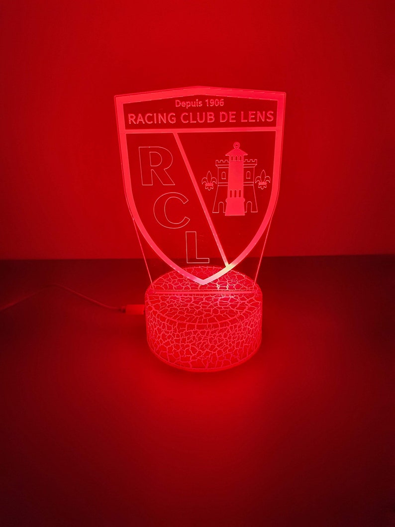 Veilleuse lampe 3d RC Lens Une idée cadeau originale image 4