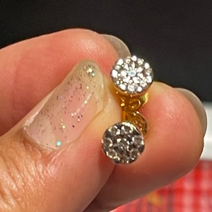 22k solid gold Diamond earrings