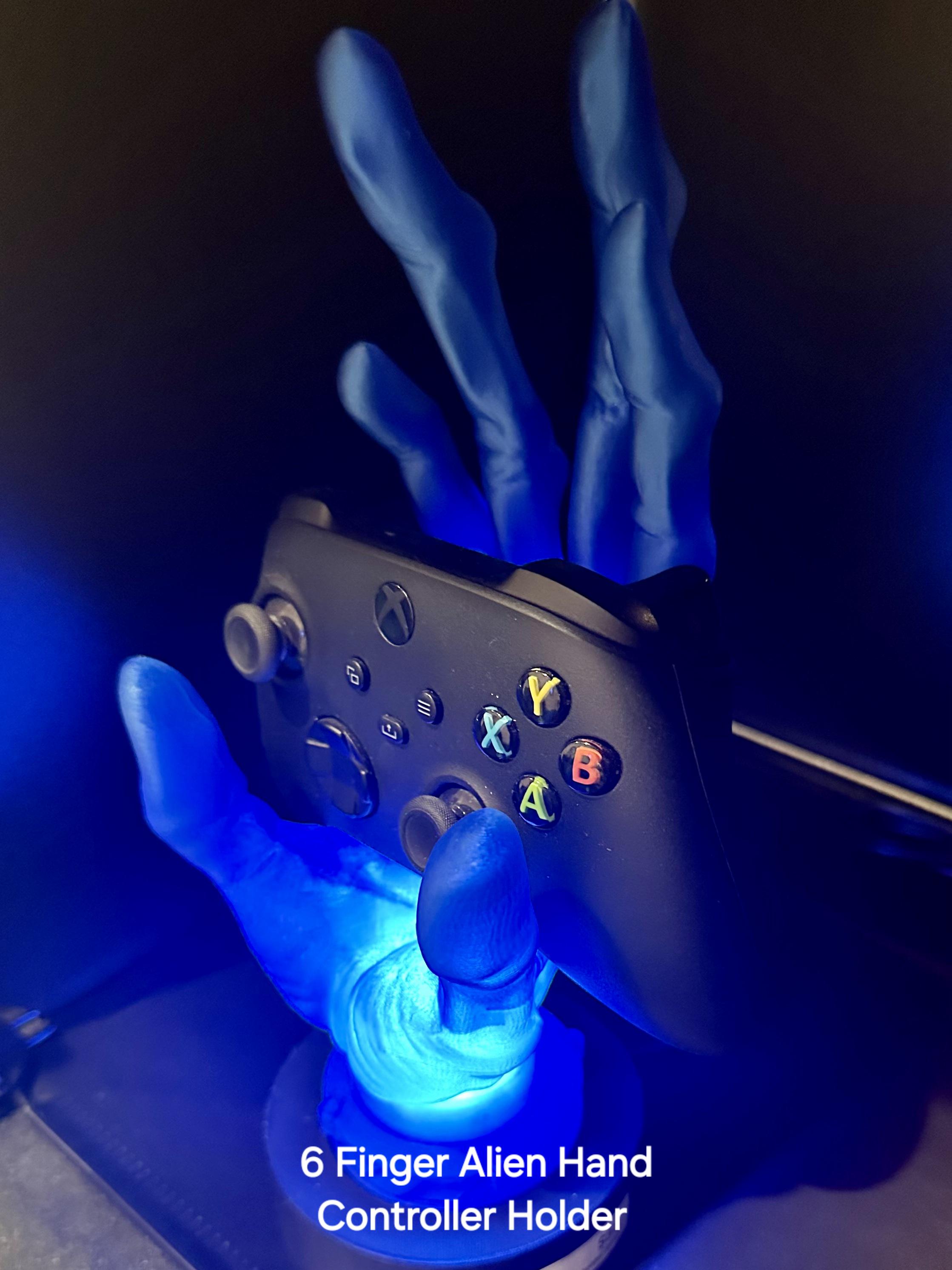 6 Finger Alien Hand Light up Controller Holder - Etsy