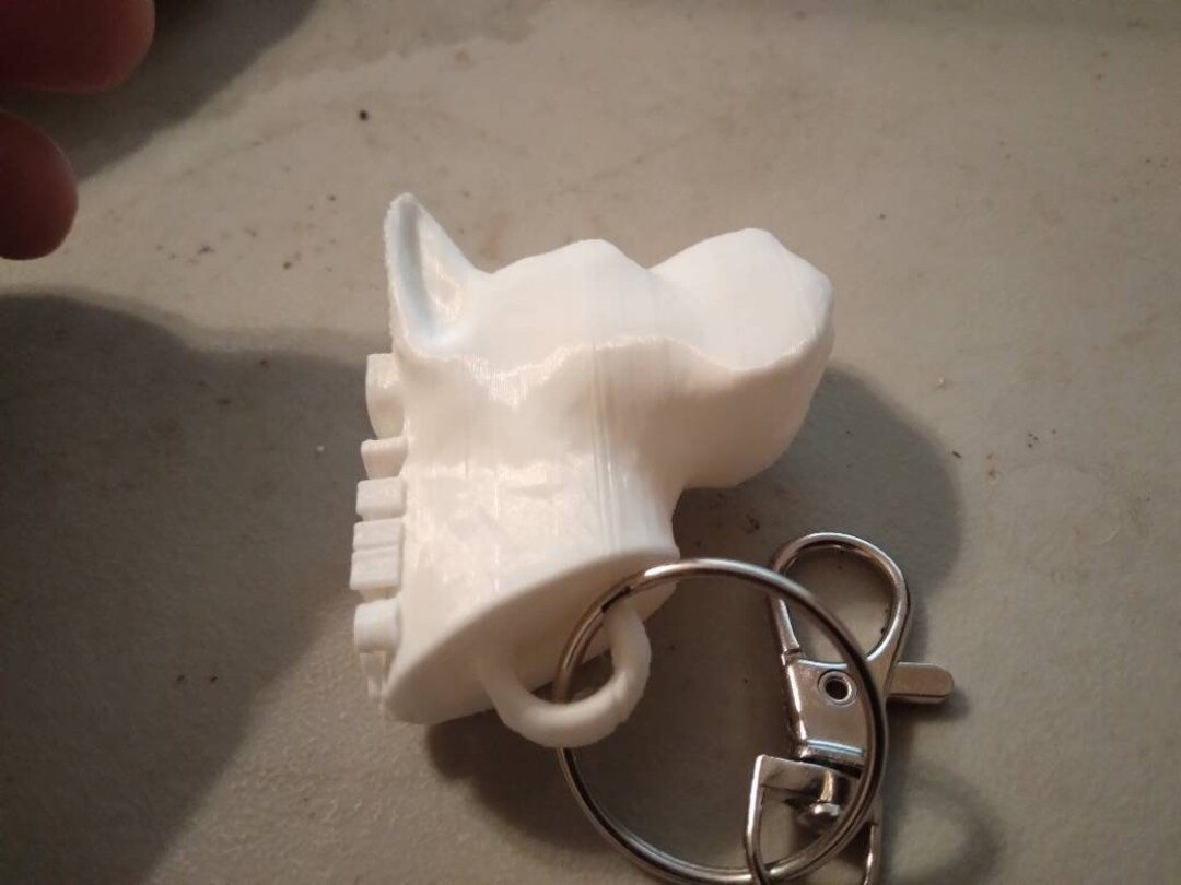Custom 3D Printed Keychain: Thick Walls for Strength - Etsy