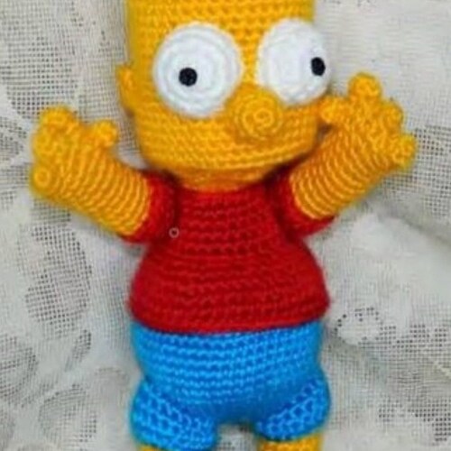Amigurumi Crochet Pattern : Bart Simpson PDF File - Etsy UK