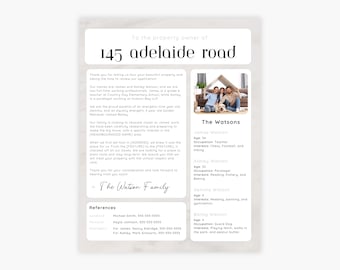Tenant Rental Letter of Intent (To Rent) - Canva Real Estate Template
