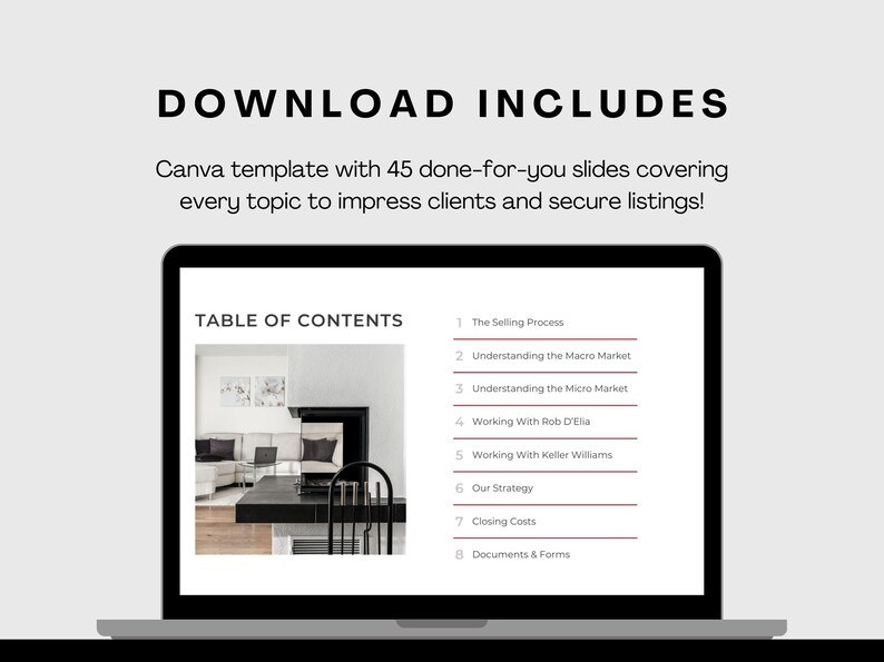Keller Williams Listing Presentation | Real Estate Canva Template ...