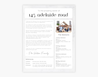 Tenant Rental Letter of Intent (To Rent) - Canva Real Estate Template