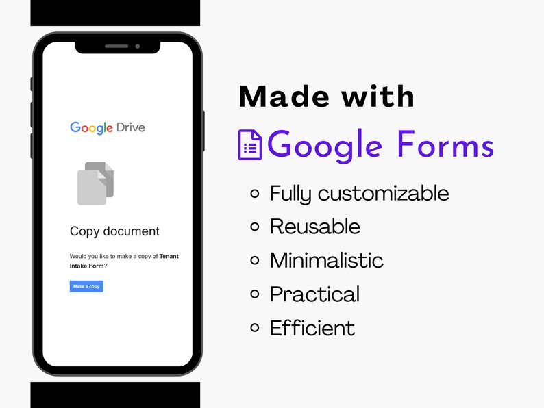 Modern Tenant Questionnaire Google Forms Template Neutral Nude