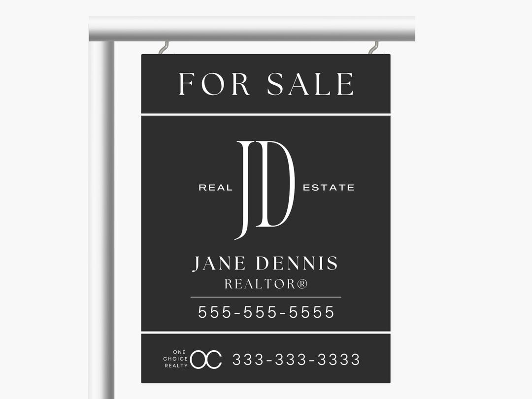 Sold Rider Idea For Sale Sign + Sold Rider Template - Canva - Etsy