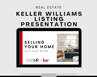 Keller Williams Listing Presentation Slides | Canva Template (Digital Download)