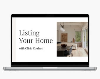 Real Estate Listing Presentation Canva Template | Minimalist Neutral Design (Digital Download)