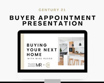 Century 21 Buyer Presentation | Canva Template (Digital Download)