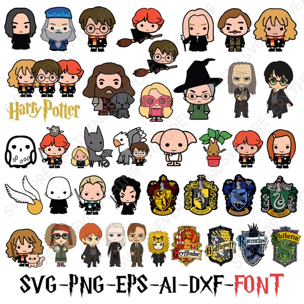 Movie Mega SVG Bundle, Magic Wizard Svg, Svg Files, Magic Svg, Png Files Magic Wizard Svg School Movie Bundle, Svg for Shirts, cricut