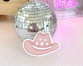 Pink Cowgirl Hat Sticker