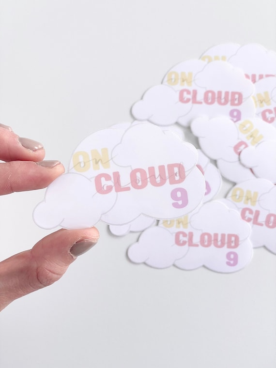 On Cloud 9 Sticker | Etsy