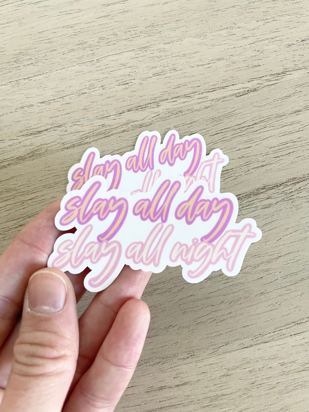Cdp Sticker Slay All Day Slay All Night Sticker - Etsy