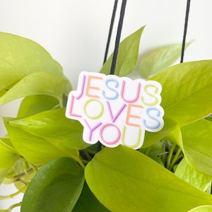 Jesus Loves You Sticker
