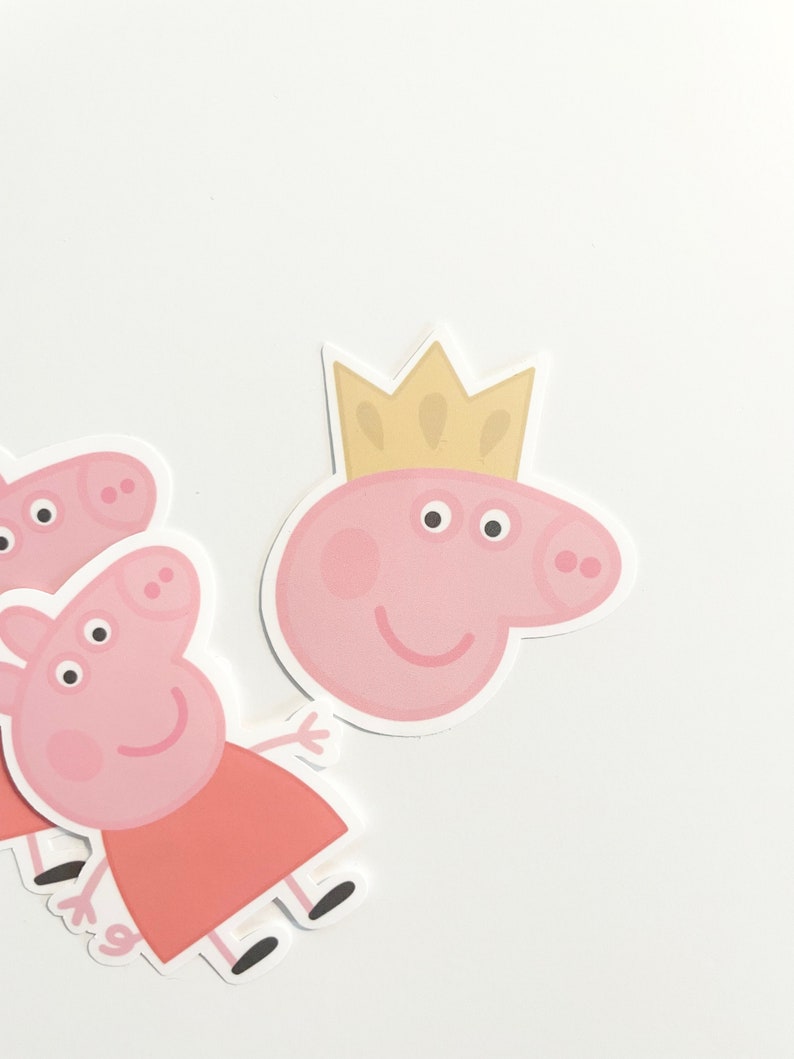 Peppa Pig Stickers - Etsy