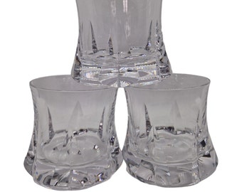 Magnificent crystal whiskey glass Manufacture des Cristallerie Royale de Champagne de Bayel