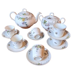 Magnificent porcelain coffee service circa 1900