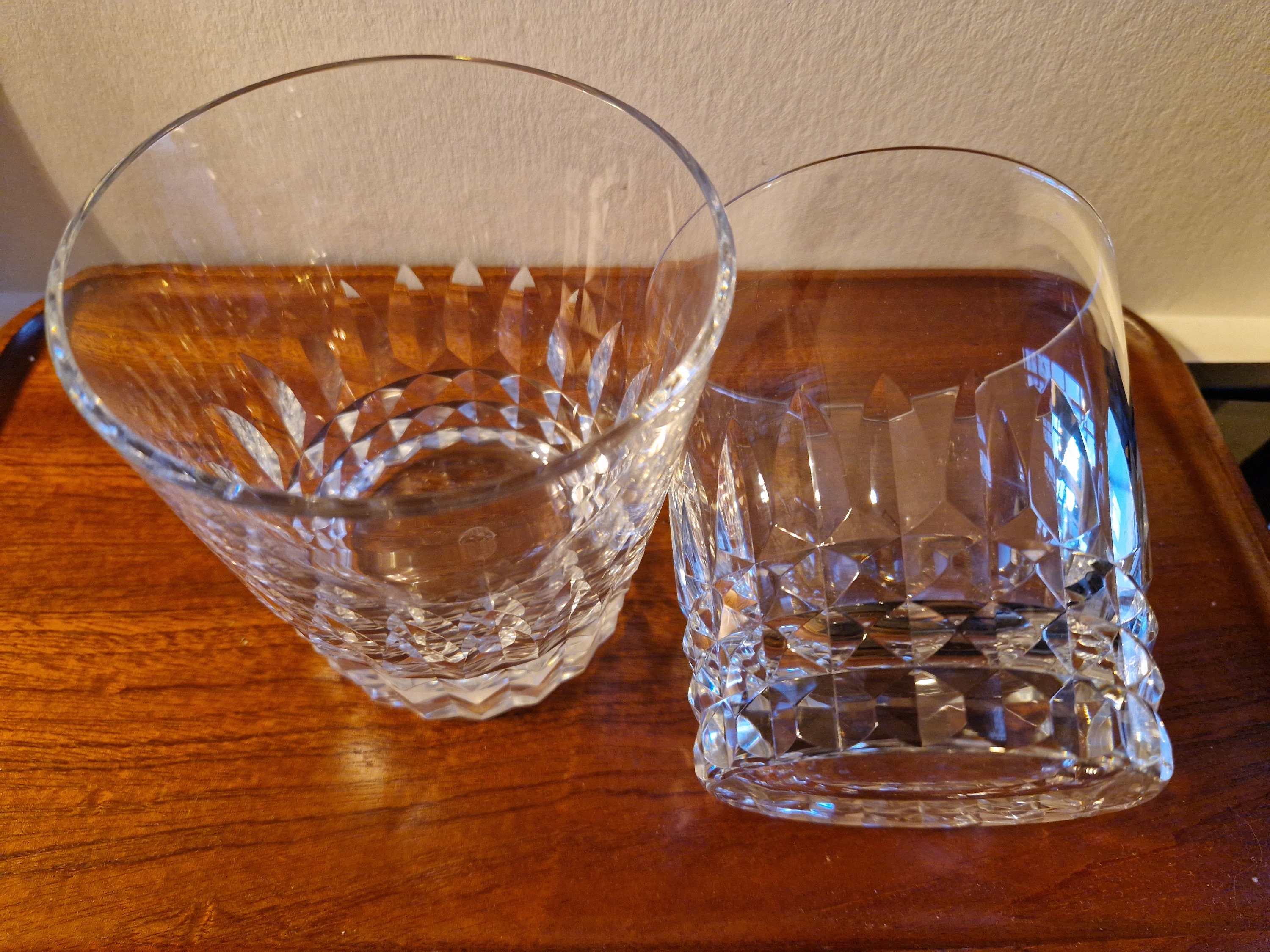 バカラ クリスタルの大型ガラスまたはアイスバケツ ピカデリー モデル