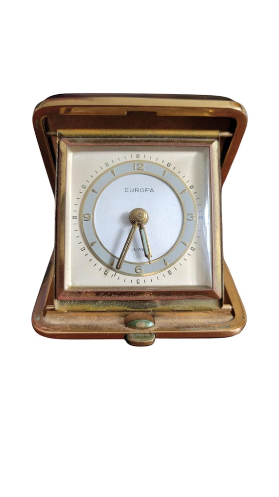 Vintage Reisewecker Mechanischer Reisewecker Vintage Europa