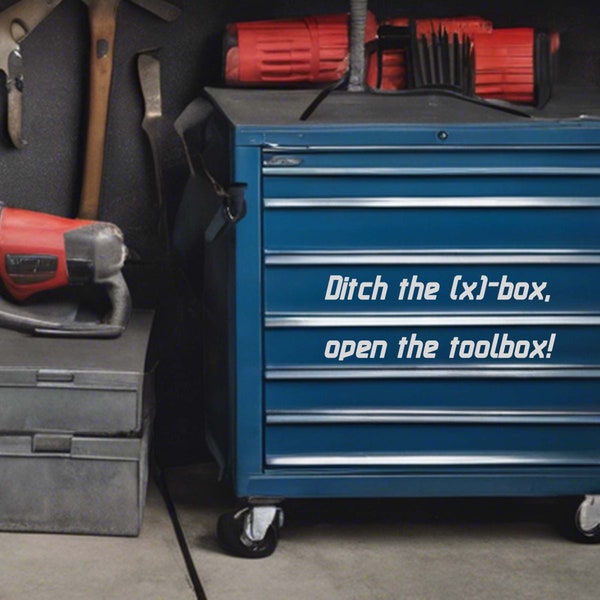 Aufkleber für Werkzeugkasten / toolbox
