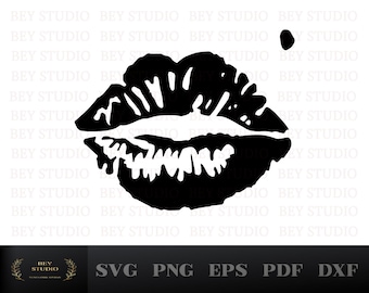 Marilyn Monroe Lips SVG, Marilyn Monroe SVG, Lips SVG, Svg, Png, Pdf, Eps, Dxf,