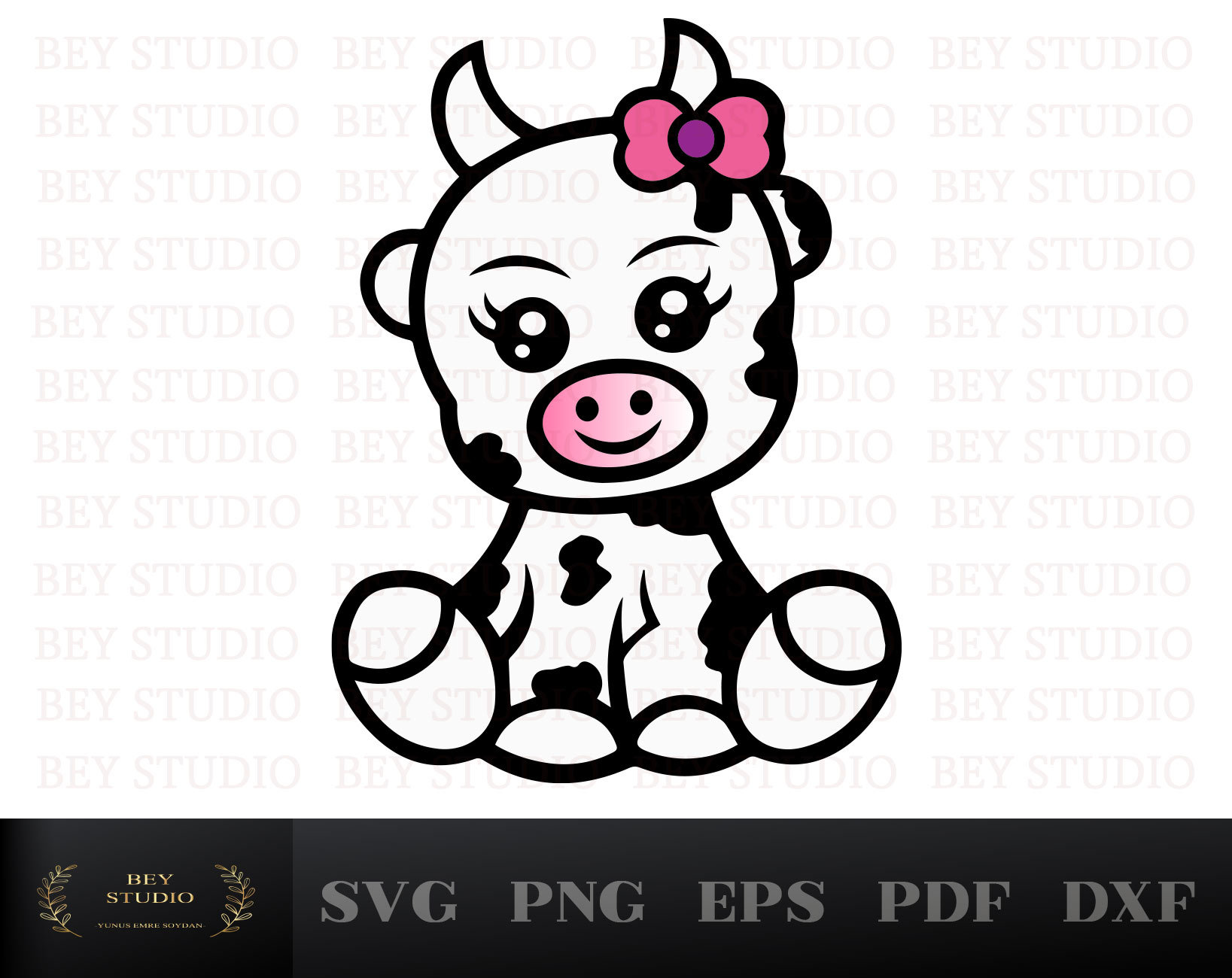 Cow Svg Farm Animal Svg Baby Cow Svg Animal Svg Cute Cow Svg, Svg, Png