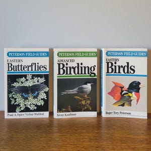 Vintage Peterson Field Guides: Butterflies, Eastern Birds, & Advanced Birding