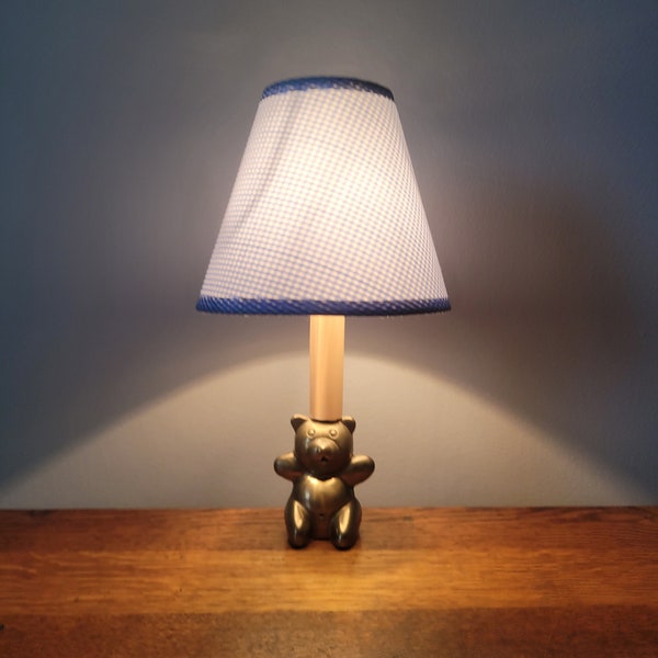 Teddy Bear Lamp Etsy