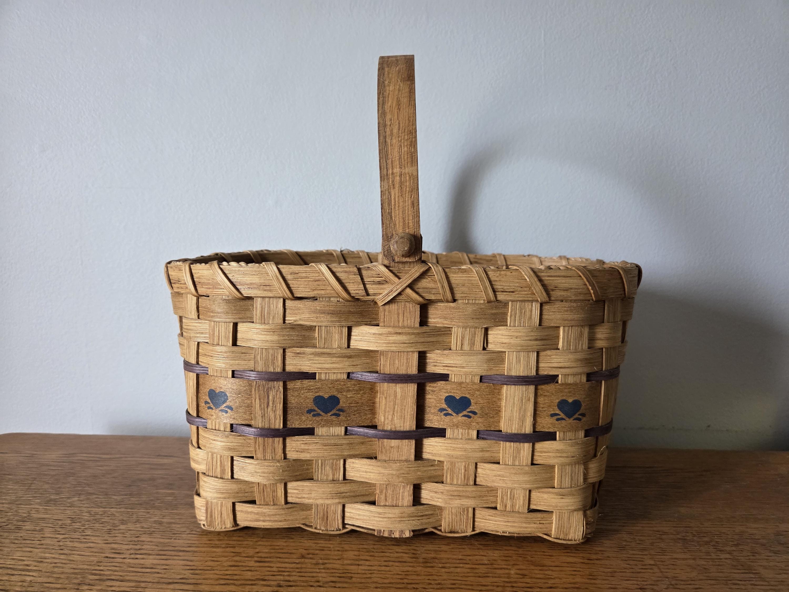 ロンガバーガー　ハート　バスケット　ふた付き ロンガバーガー ハート バスケット ふた付き ロンガバーガー