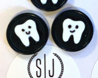 Ear Savers - Dentist - Hygienist - Teeth - Tooth - Magnetic - Button - Face Mask Holder