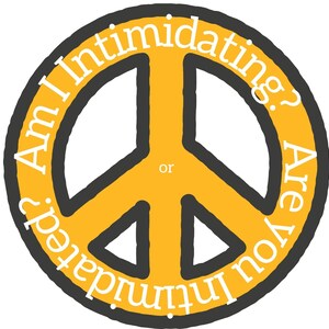 Am I intimidating?  or Are you intimidated?  SVG and PNG files instant digital download