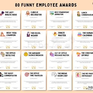 Printable Funny Employee Awards Printable Appreciation Awards ...