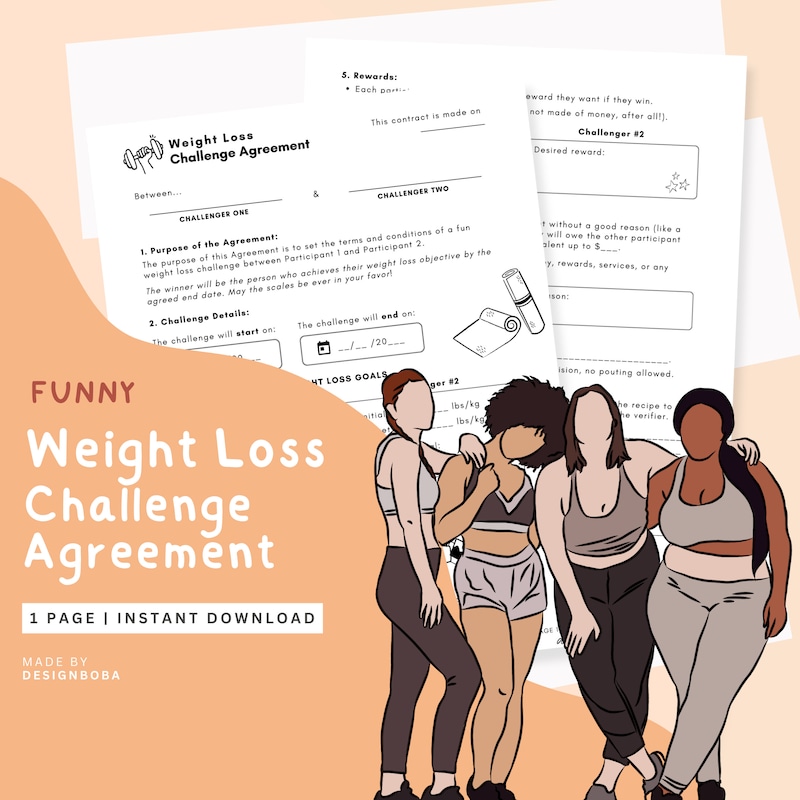 Image 4 for Weight Loss Agreement Template
