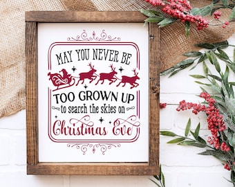Farmhouse Santa Sign: Handmade Christmas Decor