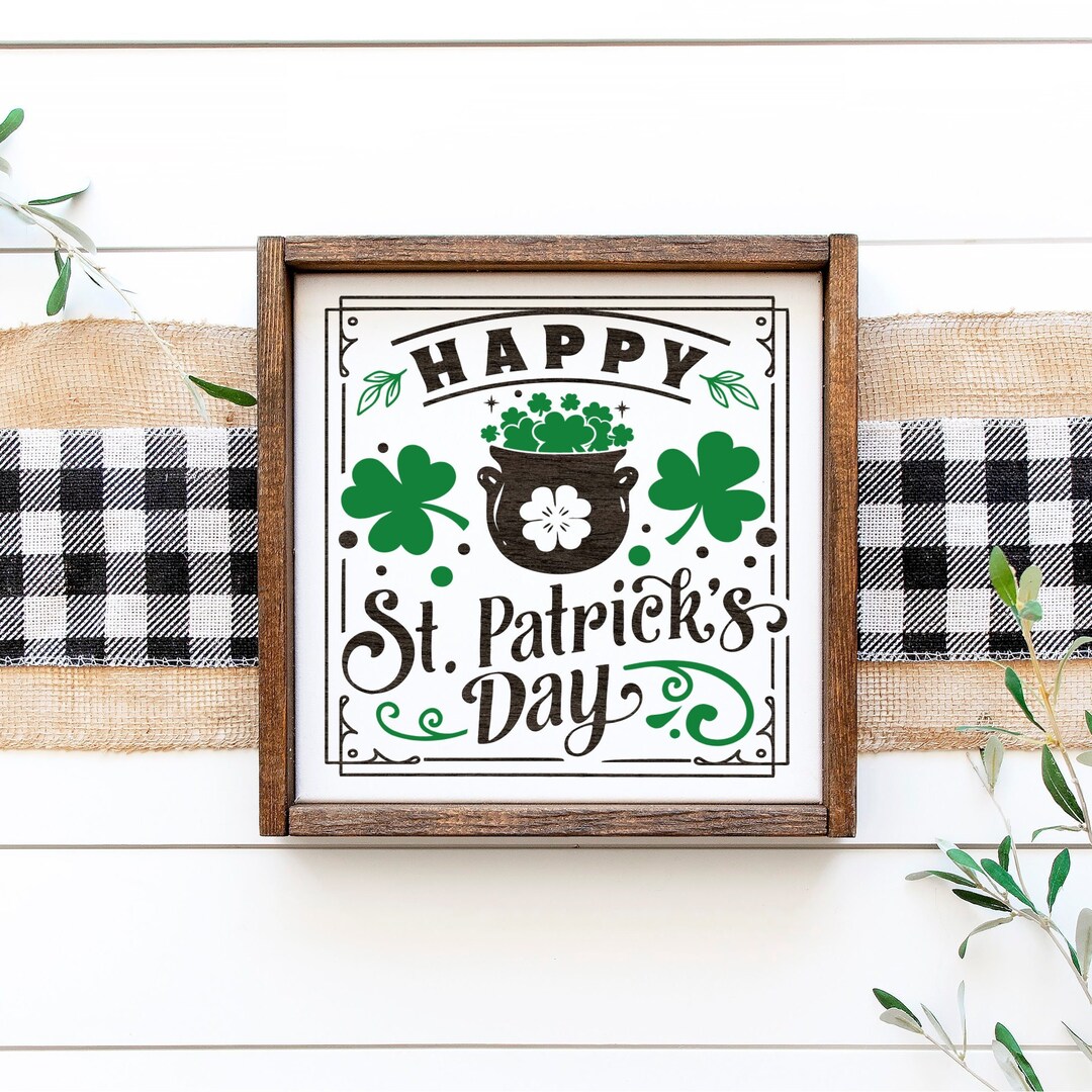 Patrick's Sign Happy St Patrick's Day, St Patrick's Day Decor, Truck Decor, Irish Home ...