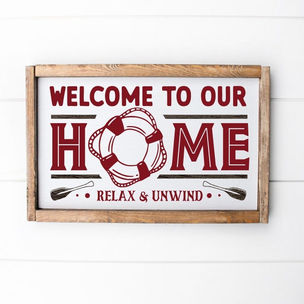 Wall Art, Wood Sign, Farmhouse Wall Decor, Lake House Decor, Outdoor Life, Summer Art, Vacation Decor, Front Entry Way, Living Room Decor