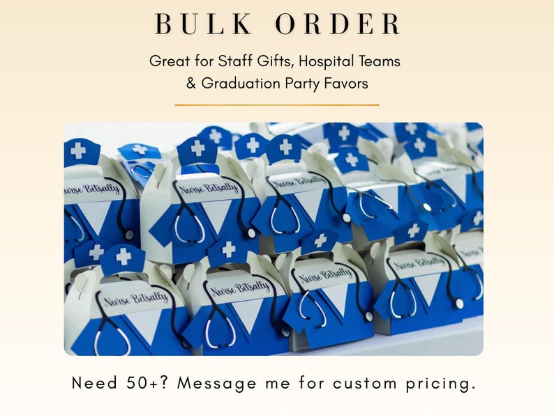 Personalized Nurse Gift Box | Nurse Treat Box | Nurses Week Gift| RN LPN Graduation Gift | Custom Nurse Appreciation Box image 8